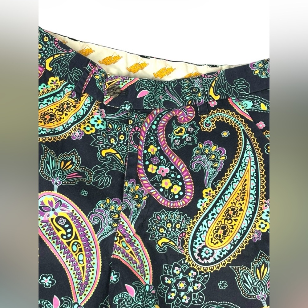 Loudmouth Golf Shorts Paisley Print Casual Shorts Men’s Size 32 Colorful Travel
